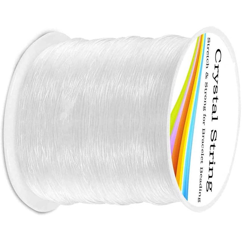 Diy Crafts 1 Pc, Tangus, Elastic String, Non Stretchy Bracelet String Crystal String Bead Cord For Bracelet, Beading Jewelry Making Beading Invisible C(1 Pc, Tangus)