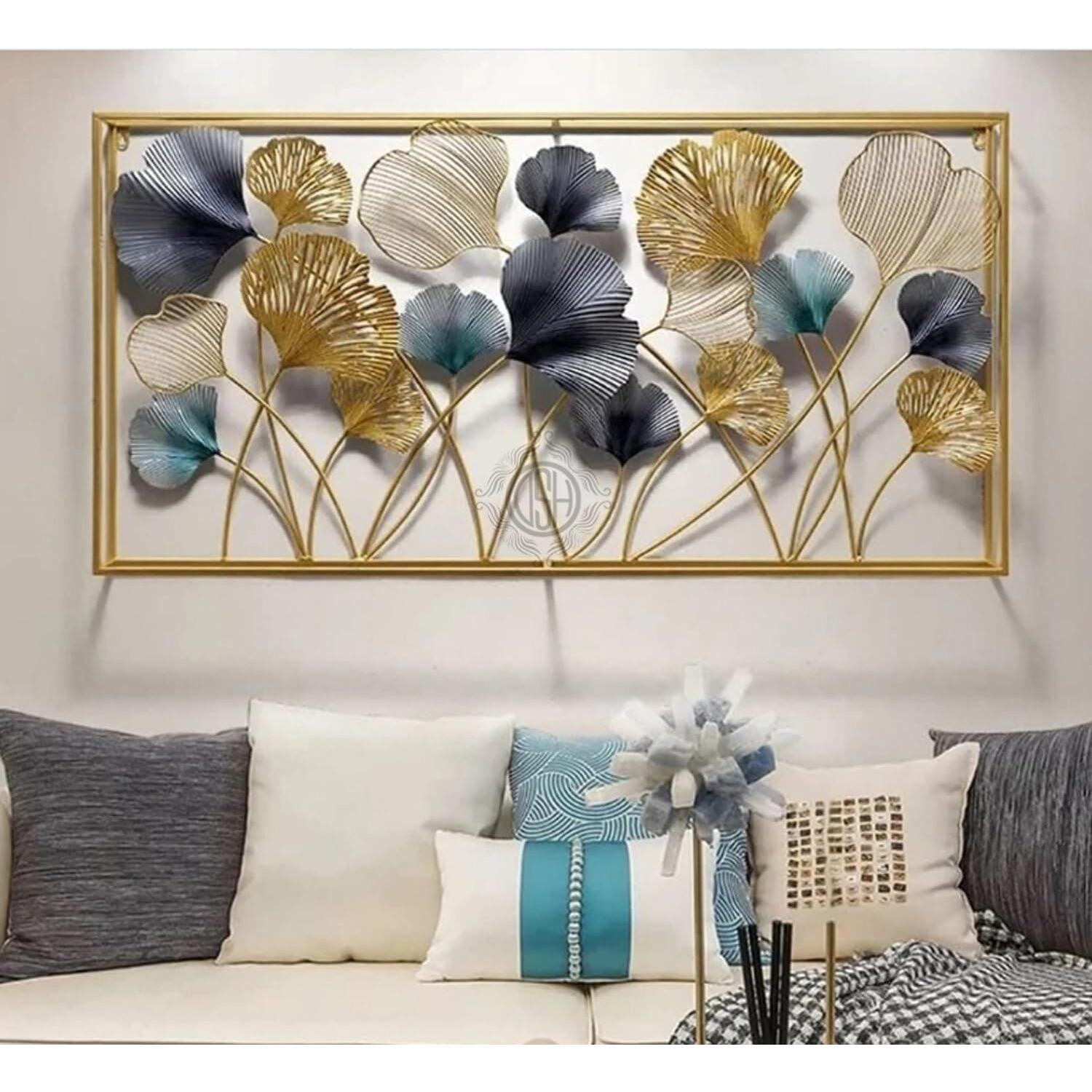 Dsh Crafting Your Curiosity Metal Wall Deco Multi Color Wall Hanging Wall Arts For Home Hotel Office Living Room Bedroom Decoration. (Iwart-07)