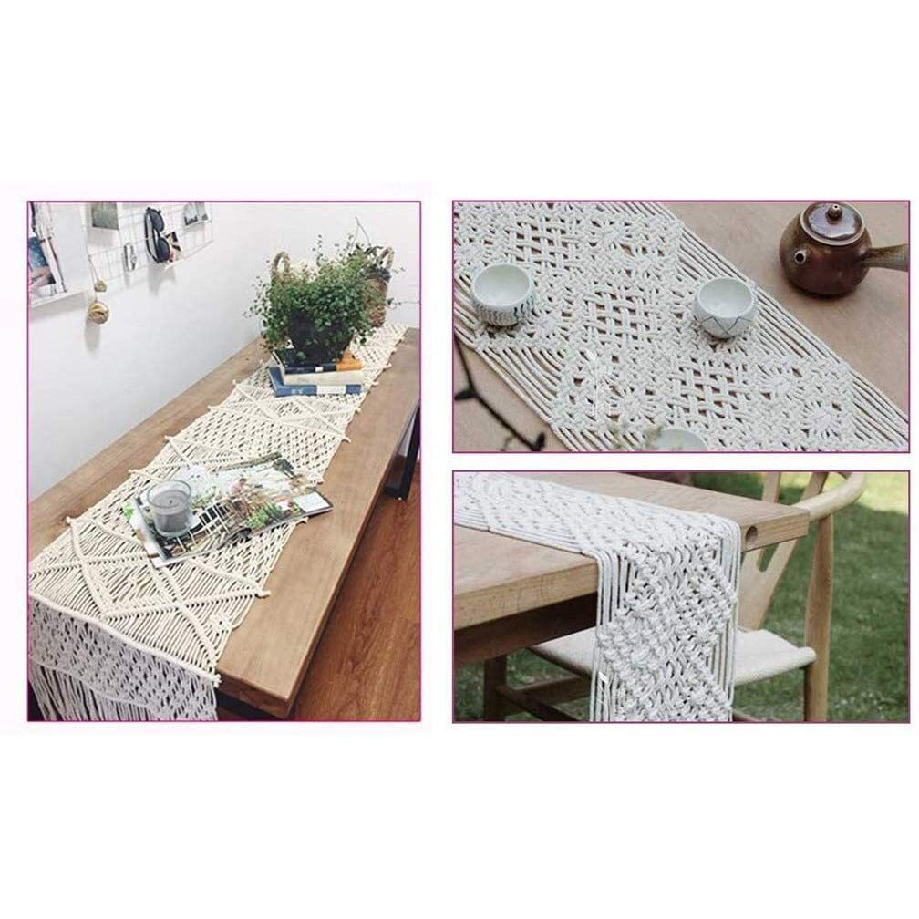 Diy Crafts Pack Of 2 Pcs, Off-White-Ivory, Durable 2Mm Cotton Macrame Rope Natural Beige Twisted Cord Artisan Cord (Pack Of 2 Pcs, Off-White-Ivory)
