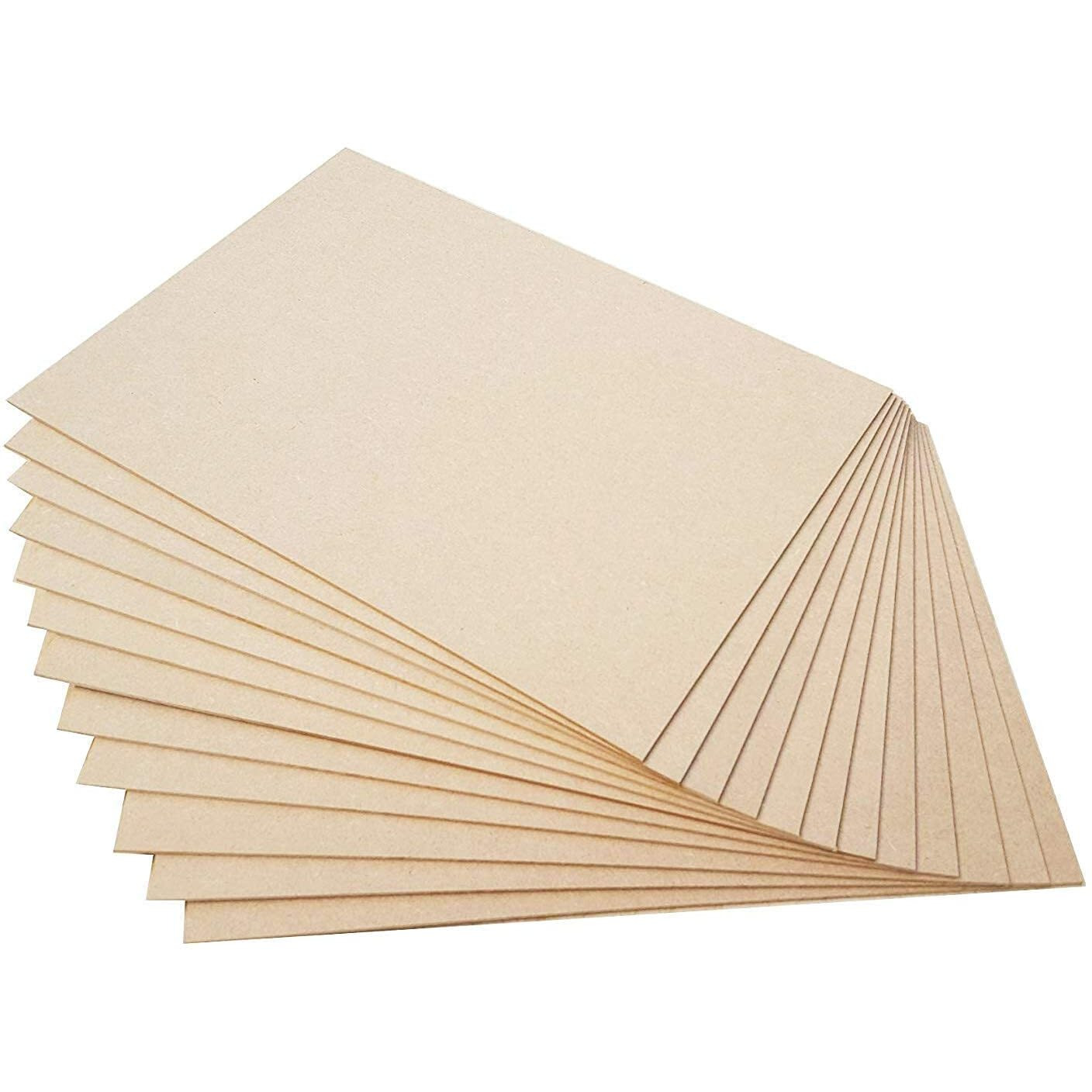 Khush Enterprise Center | Premium Square Pine Wood Mdf Boards For Diy Art And Craft - 2.5 Mm Unfinished Square Wood Slices For Home Decor Resin Art, Mandala Art, Painting (4 Inch, 9)