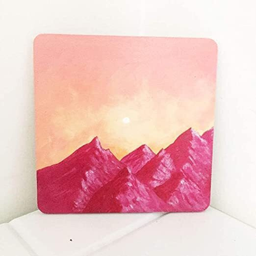 Khush Enterprise Center | Premium Square Pine Wood Mdf Boards For Diy Art And Craft - 2.5 Mm Unfinished Square Wood Slices For Home Decor Resin Art, Mandala Art, Painting (4 Inch, 9)