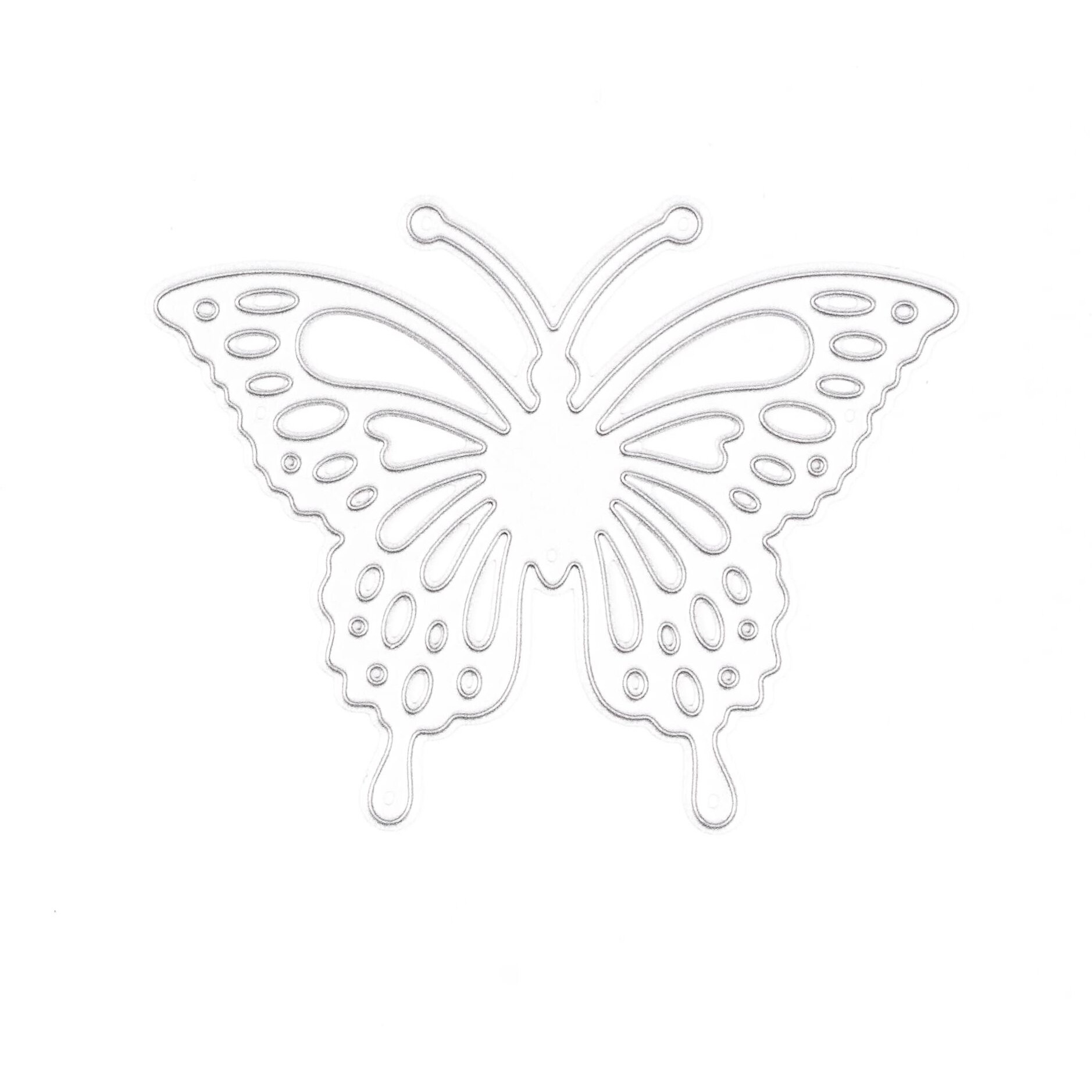 Little Birdie Thin Cut Dies Beauteous Butterflies Design|Diy Scrapbooking & Card Making |Perfect For Using With Cardstock, Glitter Foam & Handmade Papers |Set Of 2Pc S