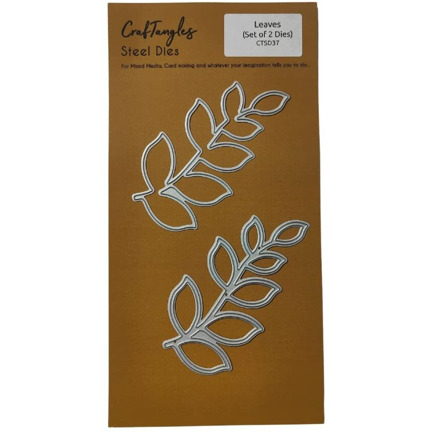Craftangles Steel Dies - Leaves (Set Of 2 Dies)