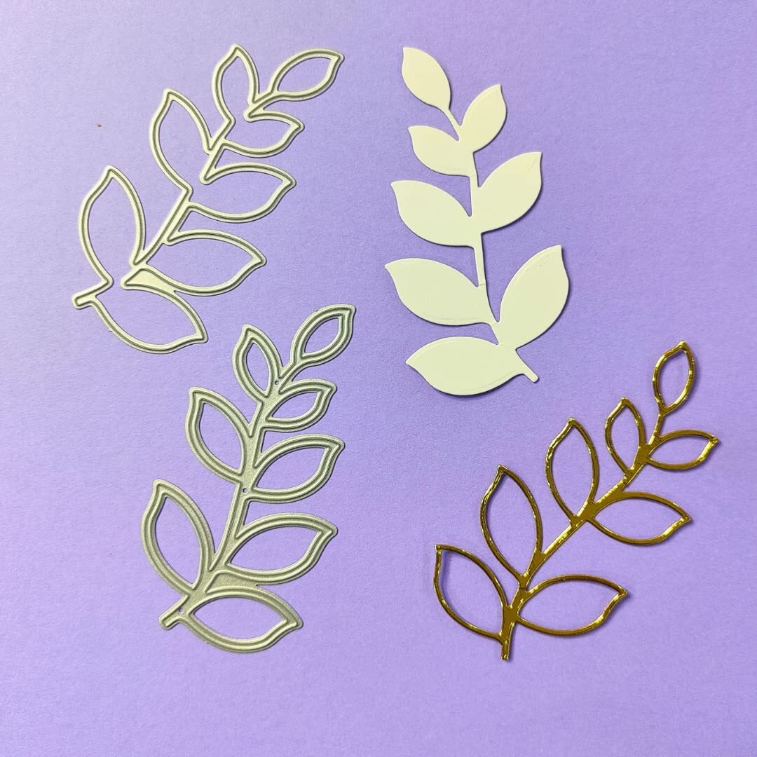 Craftangles Steel Dies - Leaves (Set Of 2 Dies)