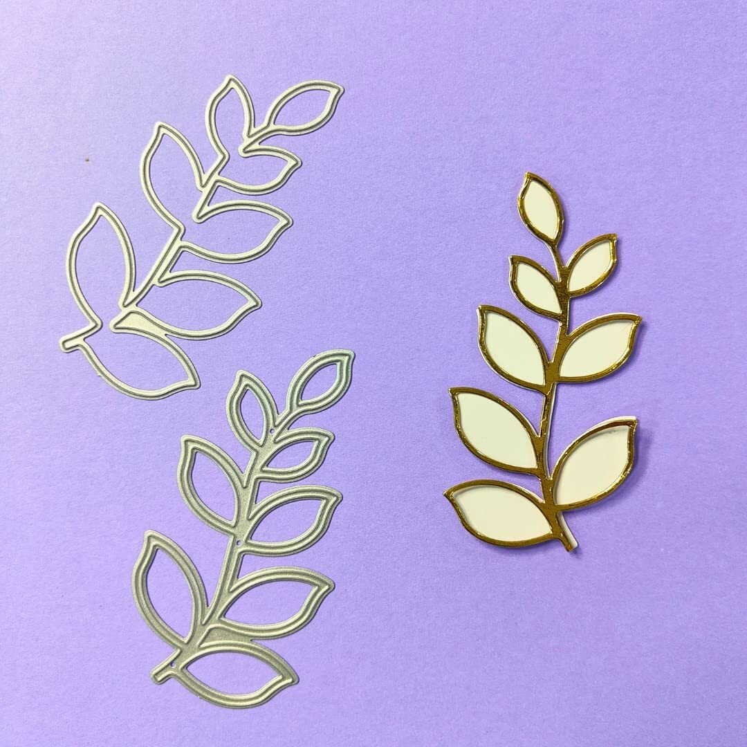Craftangles Steel Dies - Leaves (Set Of 2 Dies)