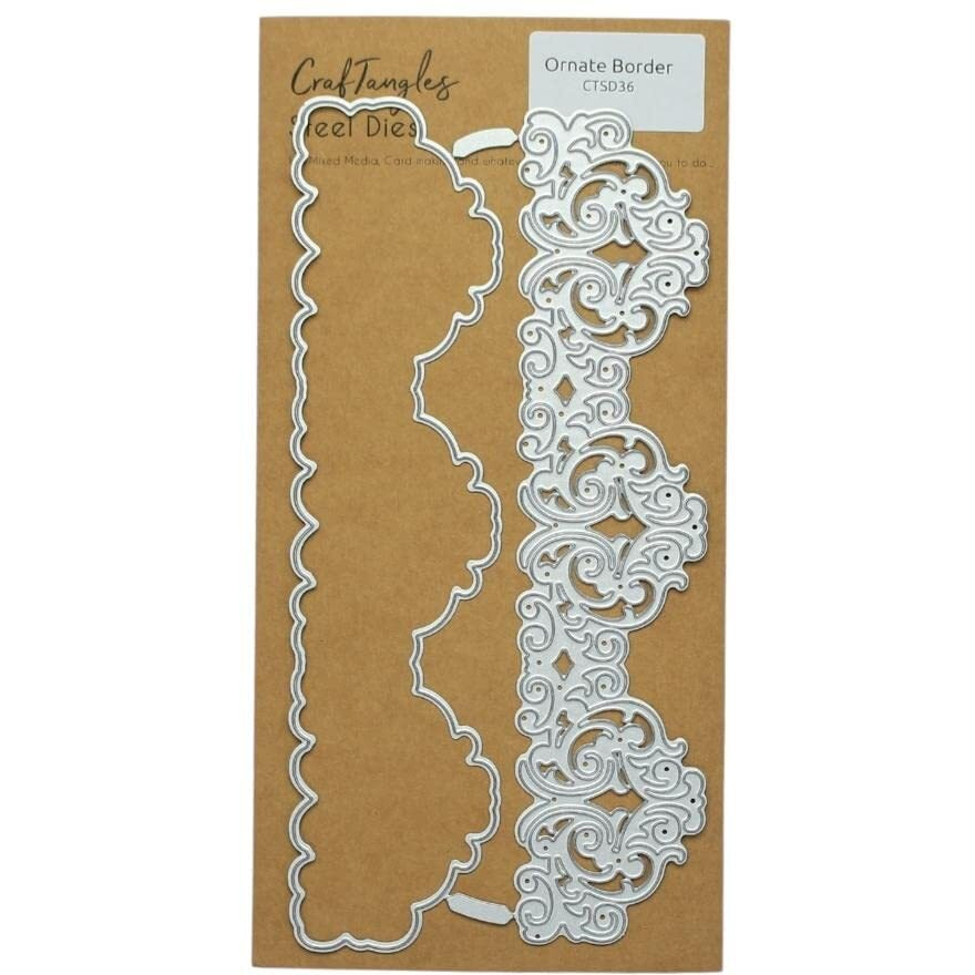 Craftangles Steel Dies - Ornate Border (Set Of 2 Dies)