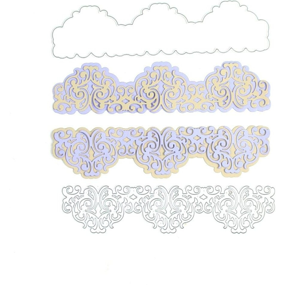 Craftangles Steel Dies - Ornate Border (Set Of 2 Dies)