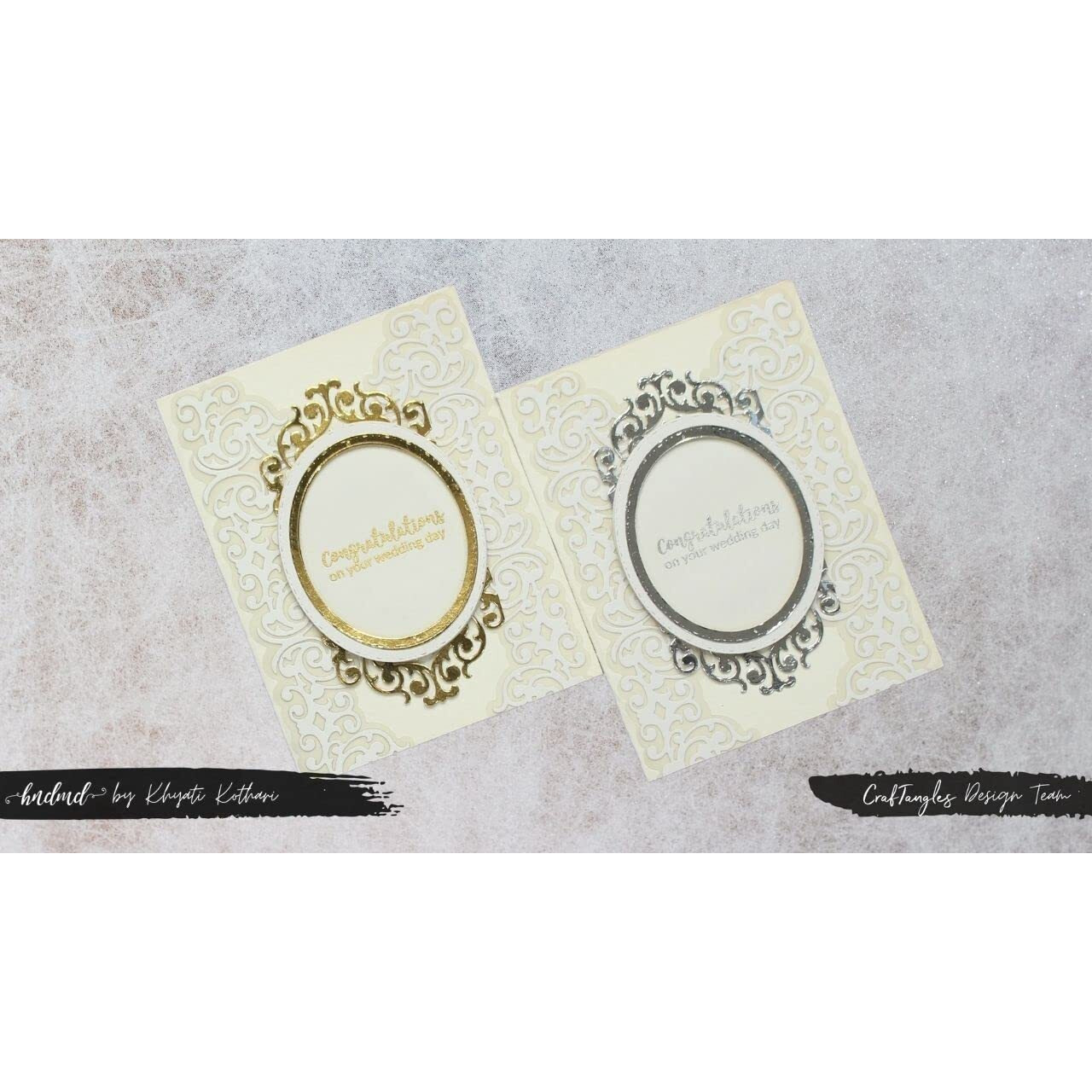 Craftangles Steel Dies - Ornate Border (Set Of 2 Dies)
