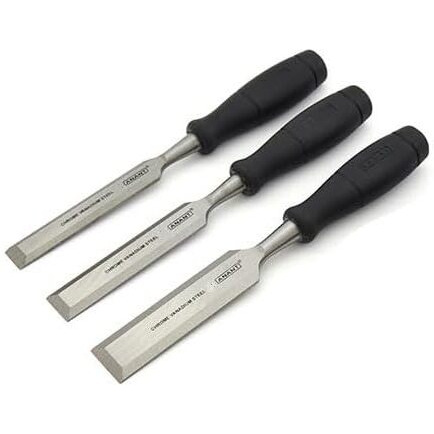 Aasons Anant 12,18 & 26Mm Bevelled Edge Wood Chisel Set Of 3Pcs For Home And Professional Use
