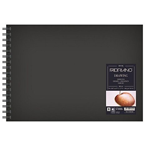 Fabriano Drawing Book Spiral Bound Landscape A4