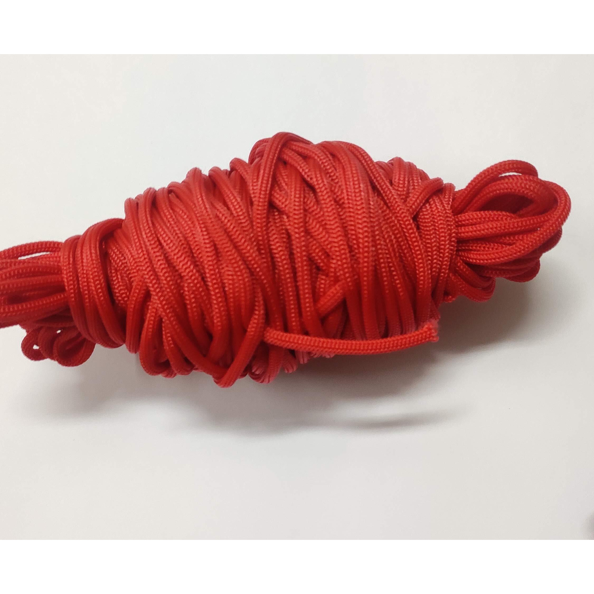 Omx 3Mm, Total 180 Mtr (30 Mtr Each Colour - 6 Colours) Nylon Knot Macrame Beading Braided Thread Cord Rope, Thickness  3 Mm