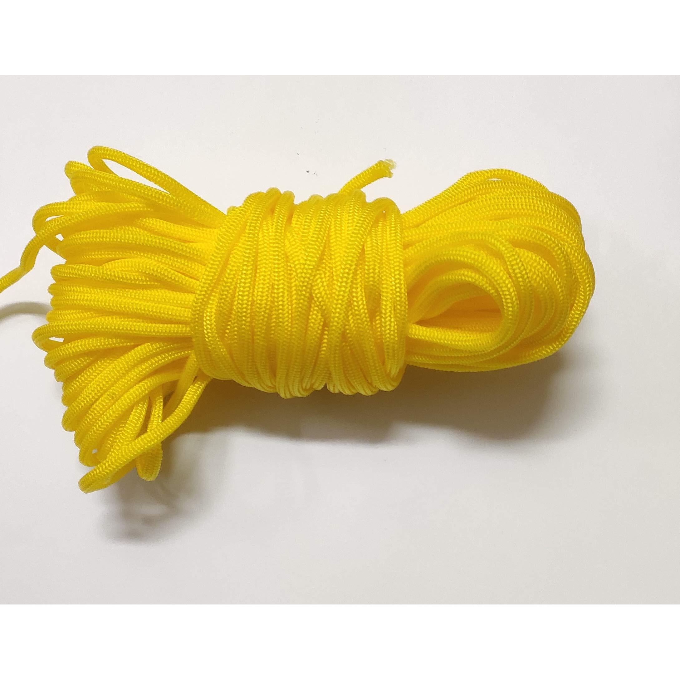 Omx 3Mm, Total 180 Mtr (30 Mtr Each Colour - 6 Colours) Nylon Knot Macrame Beading Braided Thread Cord Rope, Thickness  3 Mm