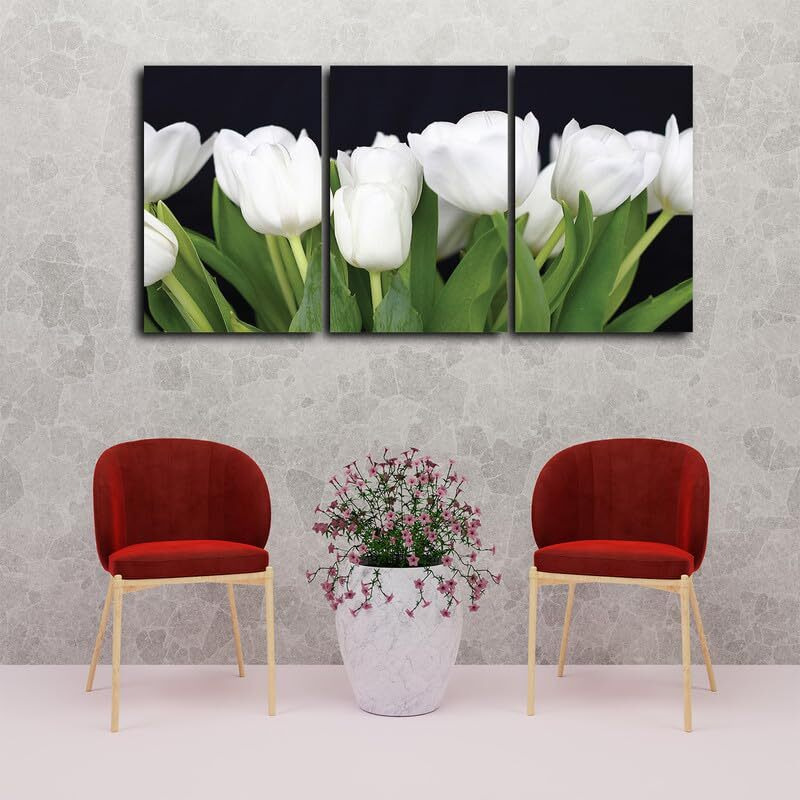 Truecanvas Abstract Canvas Wall Art For Living Room Wall Decor For Bedroom Office Decoration, Wall Decoration Large Painting Artwork Set Of 3 Piece, Each Panel Size 12 X 18, S31951
