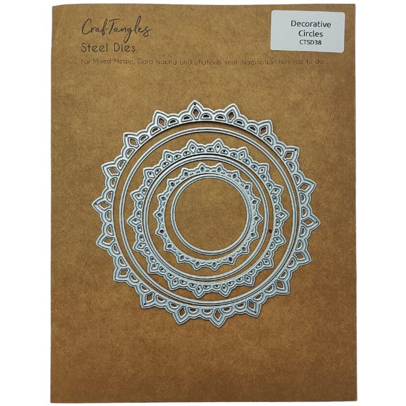 Craftangles Steel Dies - Decorative Circles (Set Of 6 Dies)