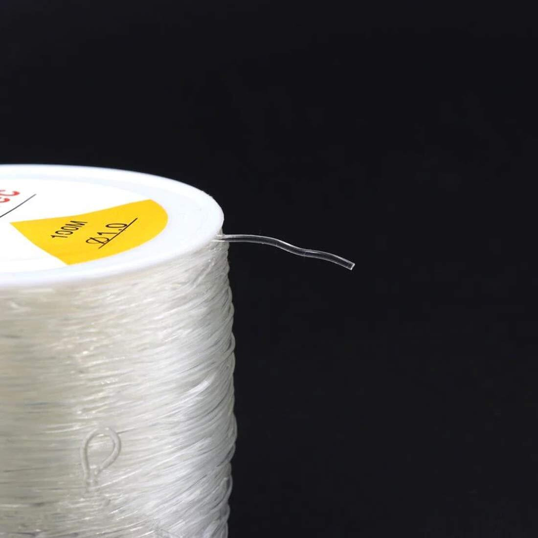 Diy Crafts Pack Of 1 Roll 100X1, Elastic Roll, 100Yd Mm High Elastic Beading Cord String Crystal Thread For Jewelry Making Diy Nec(Pack Of 1 Roll 100X1, Elastic Roll)