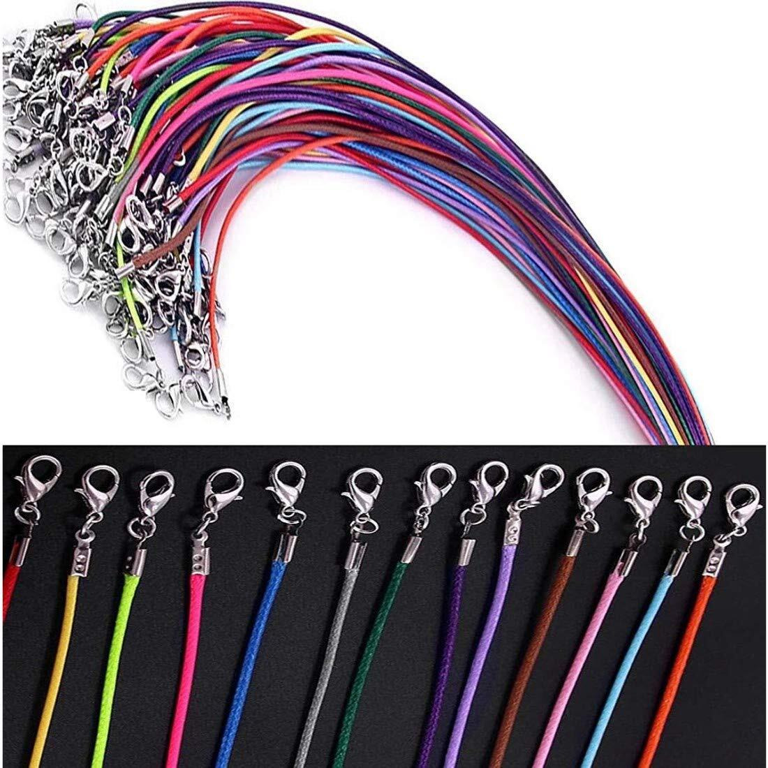 Diy Crafts Pack Of 12 Pcs, 10 Multicolor, Mm Multicolour Leather Wax Cord Rope C (Pack Of 12 Pcs, 10 Multicolor)