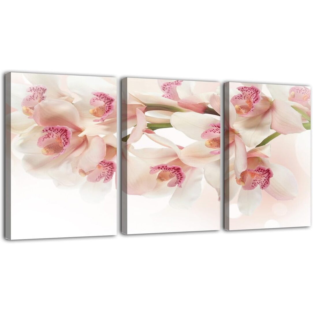 Truecanvas Abstract Canvas Wall Art For Living Room Wall Decor For Bedroom Office Decoration, Wall Decoration Large Painting Artwork Set Of 3 Piece, Each Panel Size 12 X 18, S31772