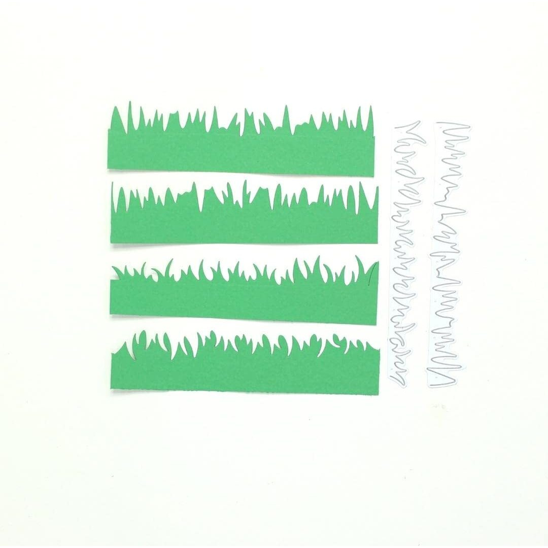 Craftangles Steel Dies - Grass Border (Set Of 2 Dies)
