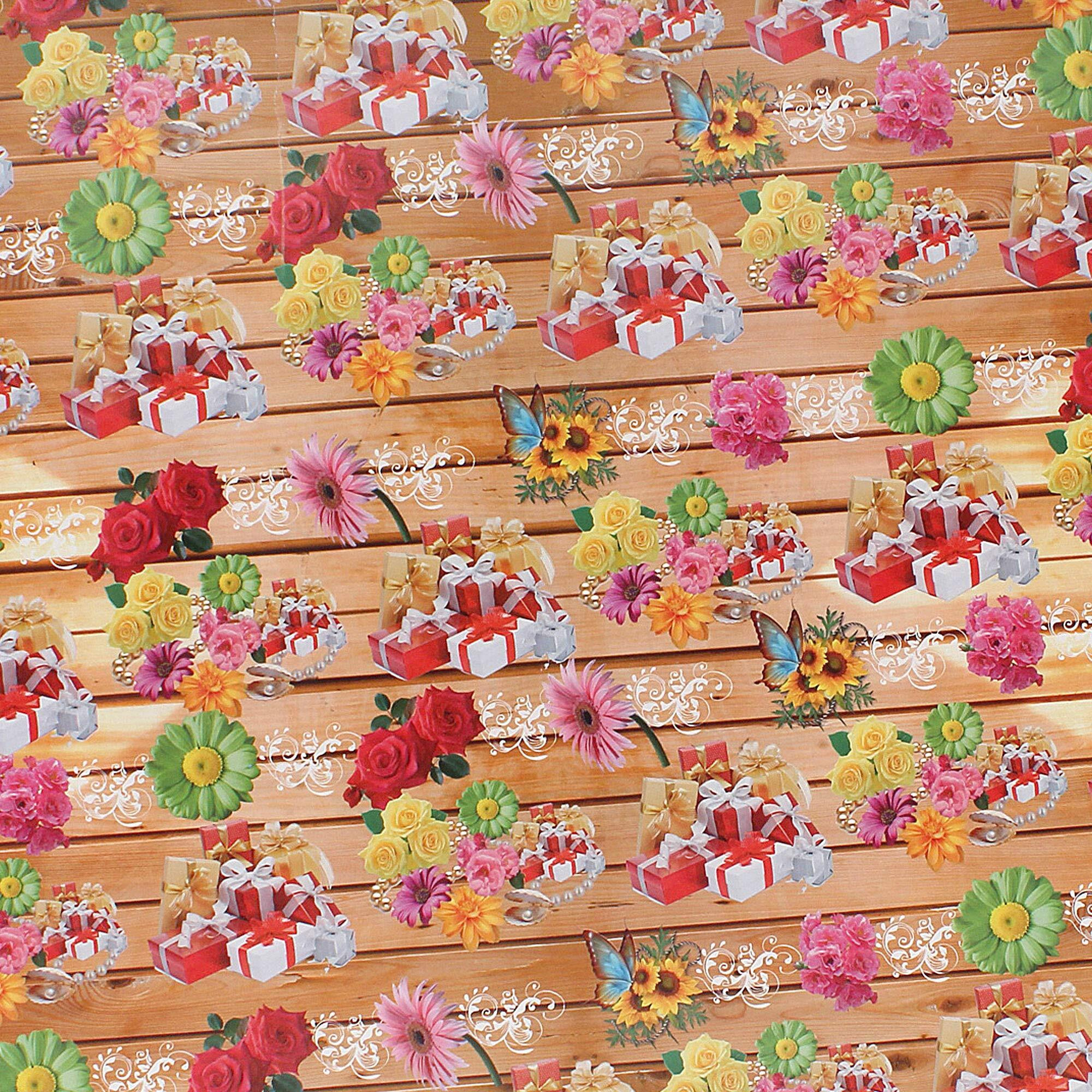 Snow Crafts Gift Wrapping Paper For Packaging, Birthday Gifts, Diwali Decoration, Kids Project Work (Size-18Inch X 27Inch) (Pack Of 5 Sheets),Orange