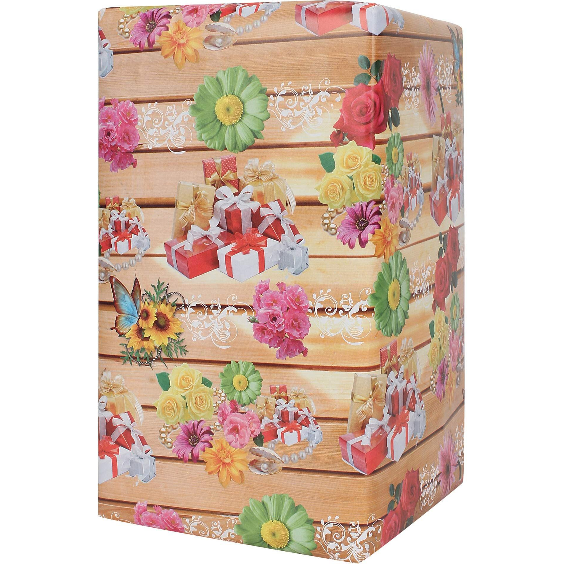 Snow Crafts Gift Wrapping Paper For Packaging, Birthday Gifts, Diwali Decoration, Kids Project Work (Size-18Inch X 27Inch) (Pack Of 5 Sheets),Orange