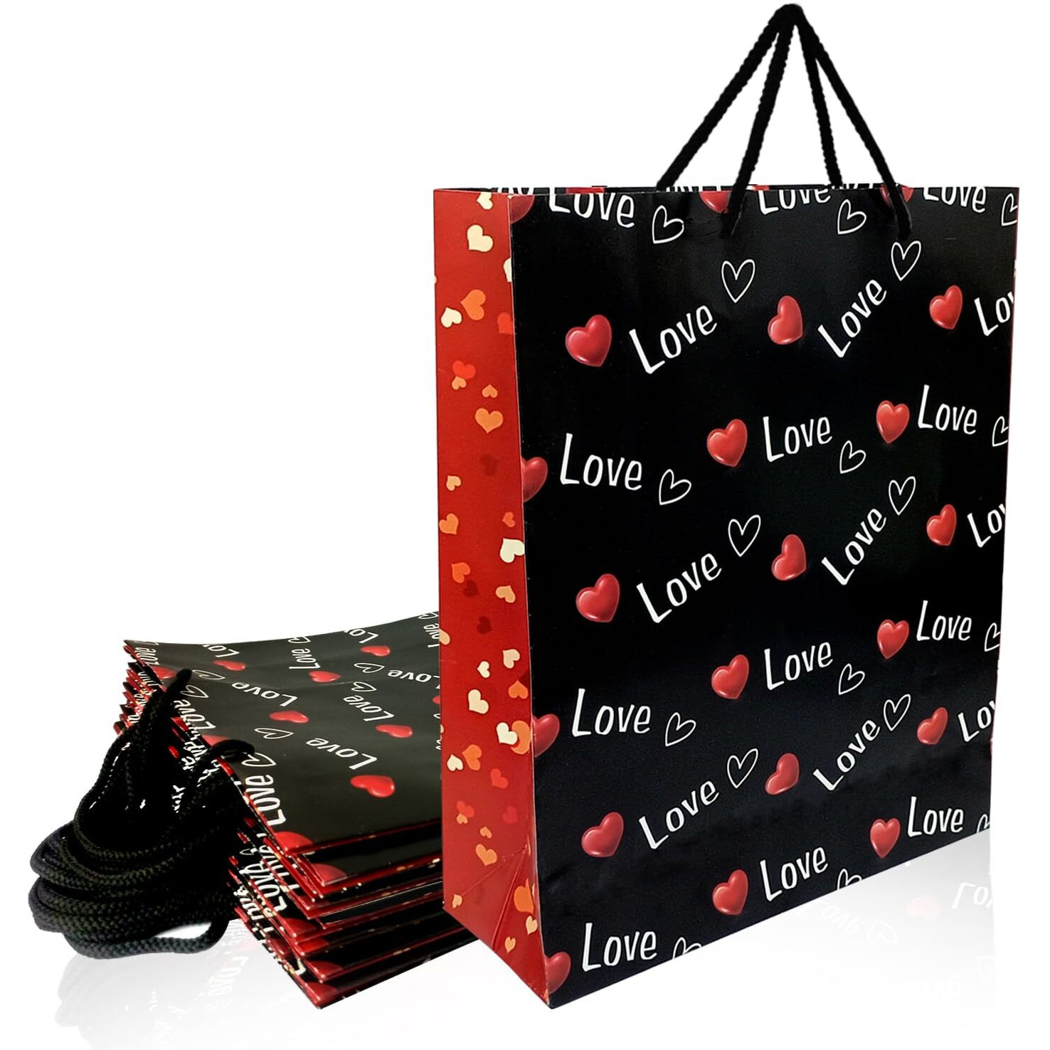 Aakriti Diwali Gift Bags 12.5" X10.2X3 Inches Large Gift Bags With Handles For Anniversary Wedding Birthday Party (25)