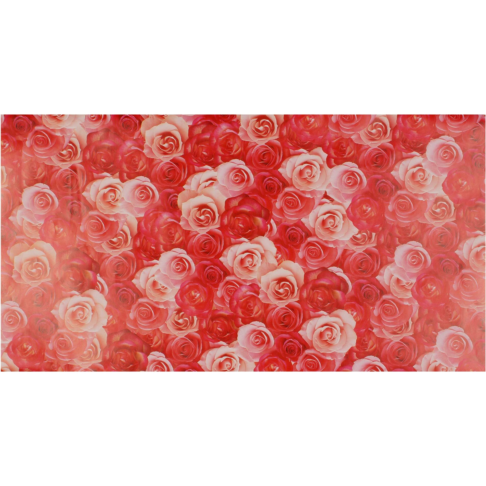 Snow Crafts Red Flowers Gift Wrapping Paper For Packaging, Birthday Gifts, Diwali Decoration, Kids Project Work (Size-18Inch X 27Inch) (Pack Of 10 Sheets)