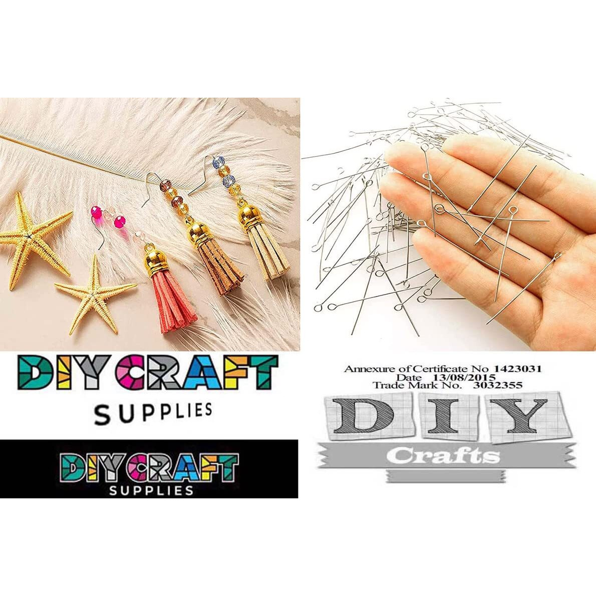 Diy Crafts 10 Gram, Antique Silver, Eye Pins For Jewelry Making - Jewelry Eye Pins, 20-Gauge Jewelry Findings Eye Pins Diy Jewelry Making Supplies, Different Lengths, Reg (10 Gram, Antique Silver)