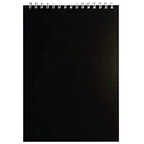 Imprint A4 Black Scrapbook, Sketch Book With Thick Sheets, Spiral Bound, 35 Sheets, Pack Of 1