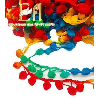 Eerafashionicing Pompom Lace Border Dresses Craft Home Furnishings Hobby By 10 Meter