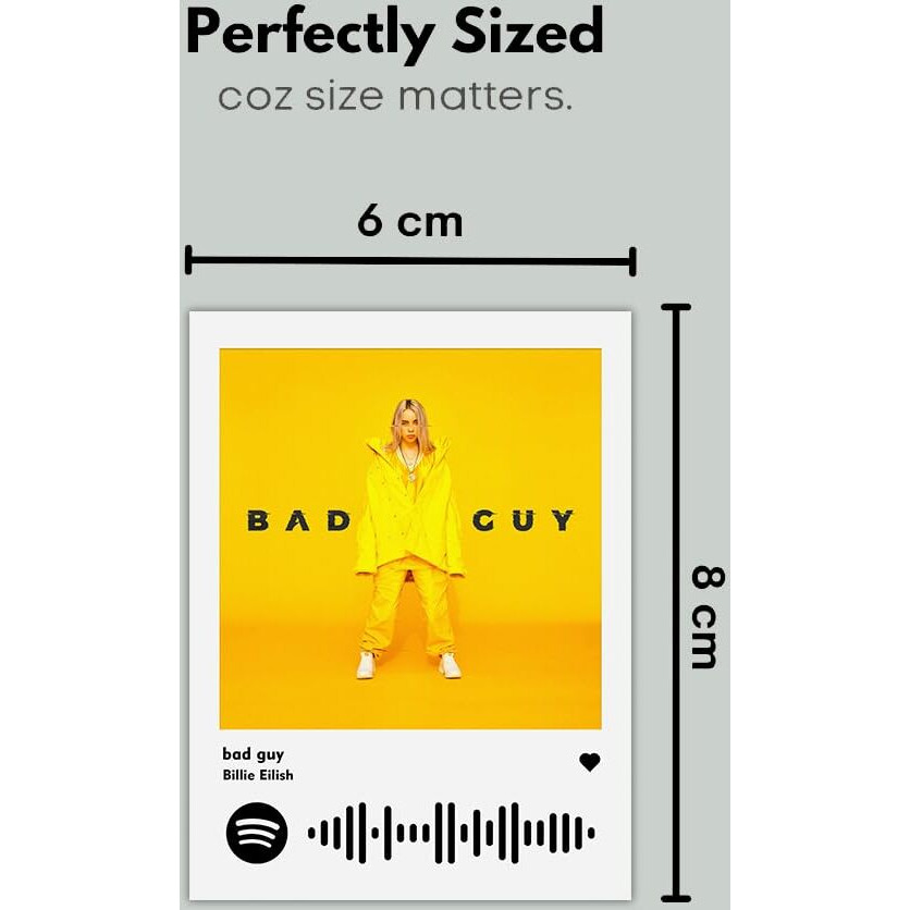 Printnet - Billie Eilish Photocards | Billie Eilish Songs Mini Poster Kit (Set Of 16) | Billie Eilish Lovely, Bad Guy, Everything I Want Songs Size (8 X 6 Cm) Posters For Phone Accessories, Bedroom, Office, Room Decoration