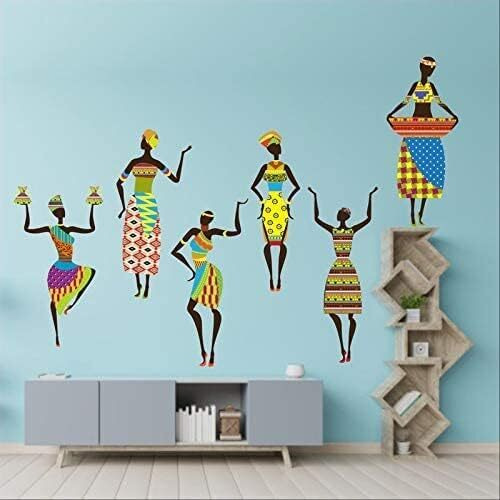Ghar Kraft Tribal Lady Wall Sticker For Home Decor, Cartoon Stickers For Kids & Girl Room Decoration