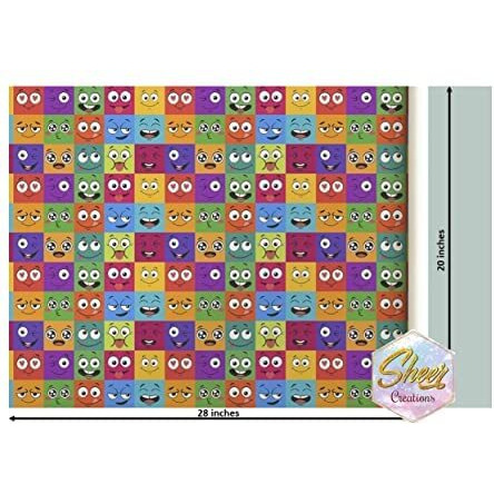 Acl Creations Quirky Emotions Gift Wrapping Craft Paper (Pack Of 10)