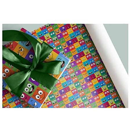 Acl Creations Quirky Emotions Gift Wrapping Craft Paper (Pack Of 10)