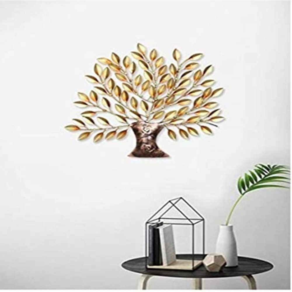 Decore Basket Small Leaf Tree Wall Decor (16 X 01 X 16 In)