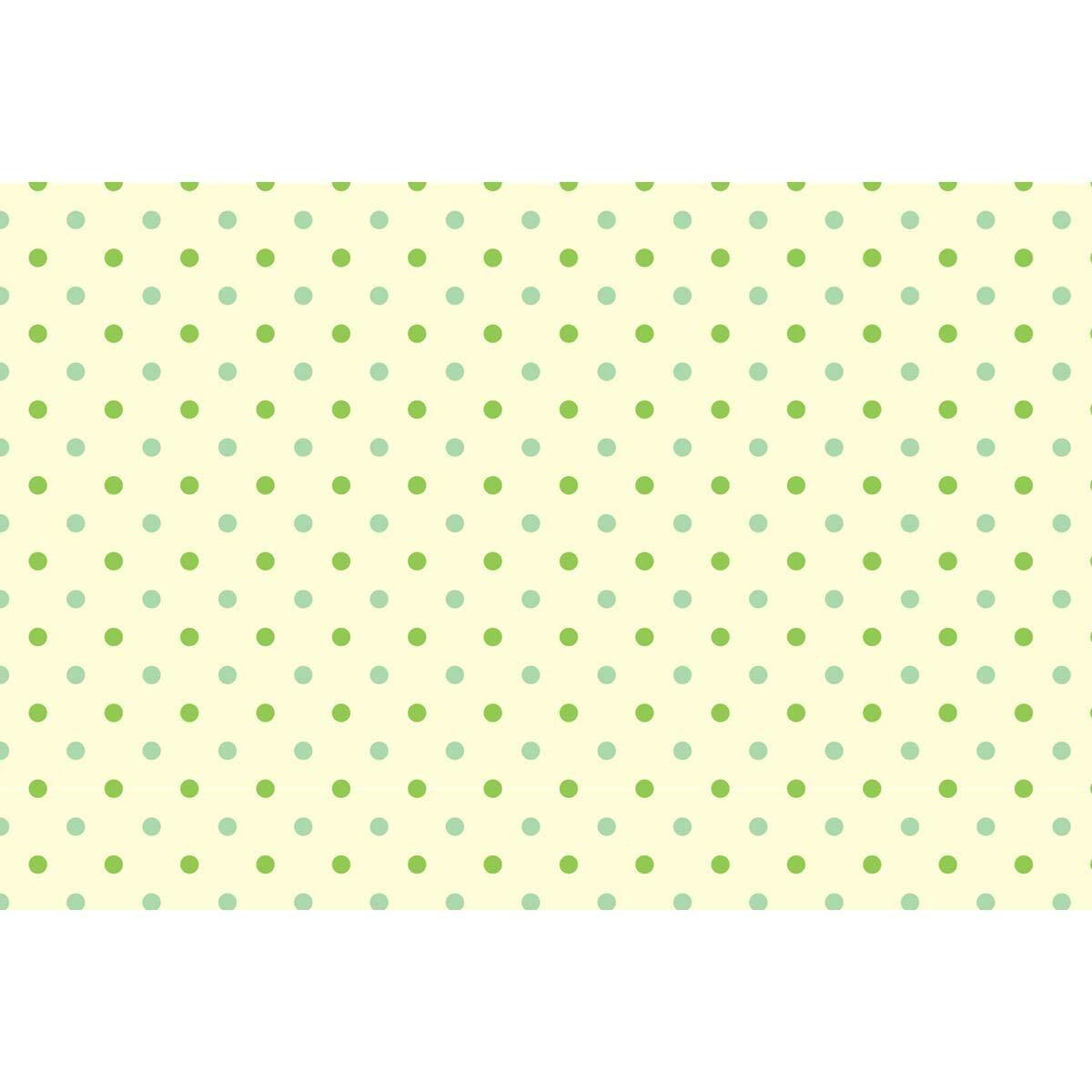 Artzfolio Green Polka Dots | Art & Craft Gift Wrapping Paper Sheet | Plain & Smooth Effect | 19 X 13 Inch (48 X 33 Cms) Set Of 10 Sheets