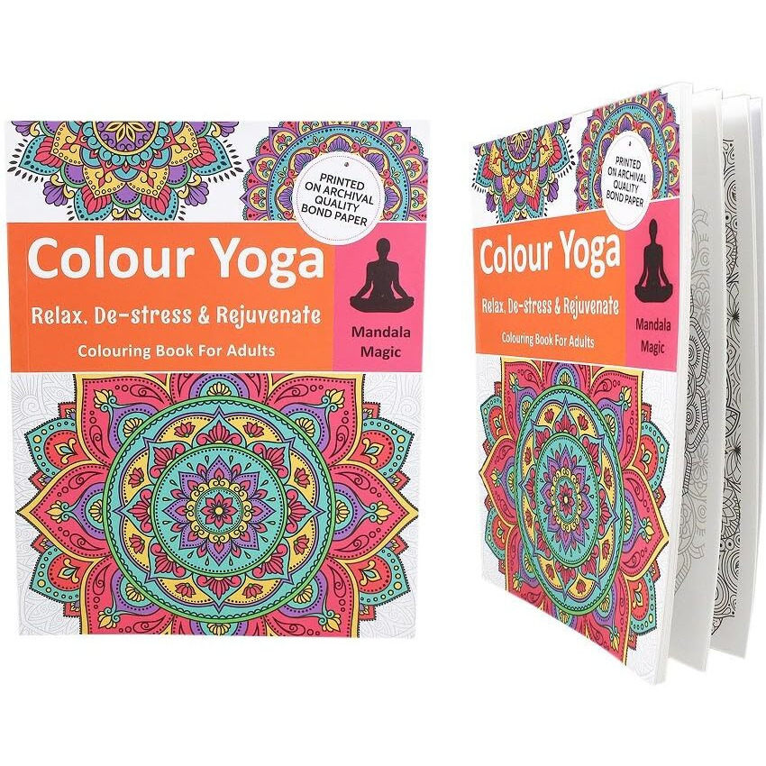 Itsy Bitsy Mandala Magic Colouring Book 1Book | For Relaxation, Meditation, Happiness Coloring, Painting, Art & Craft | Gift For Kids & Adults