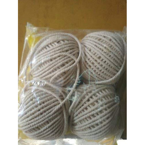 Rsp Quality Bit  Cotton Piping Thread Dori, White, Pack Of 12