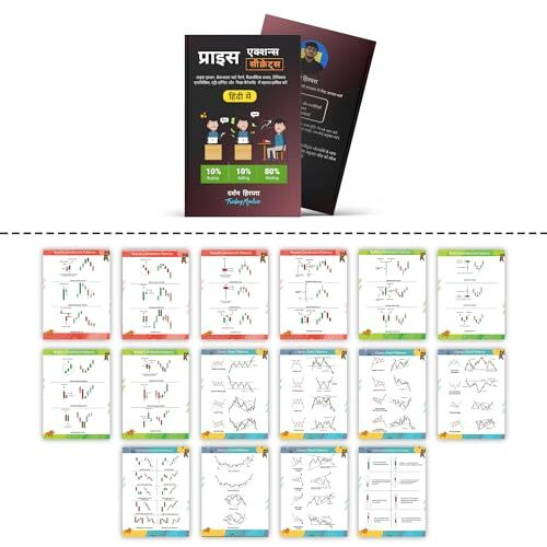 Skiditos Complete Trading Bundle Price Action Trading Stock Market Books & Candlestick Chart Pattern Trading Charts Posters - Essential Tools For Traders (Hindi Book With 16 Posters)