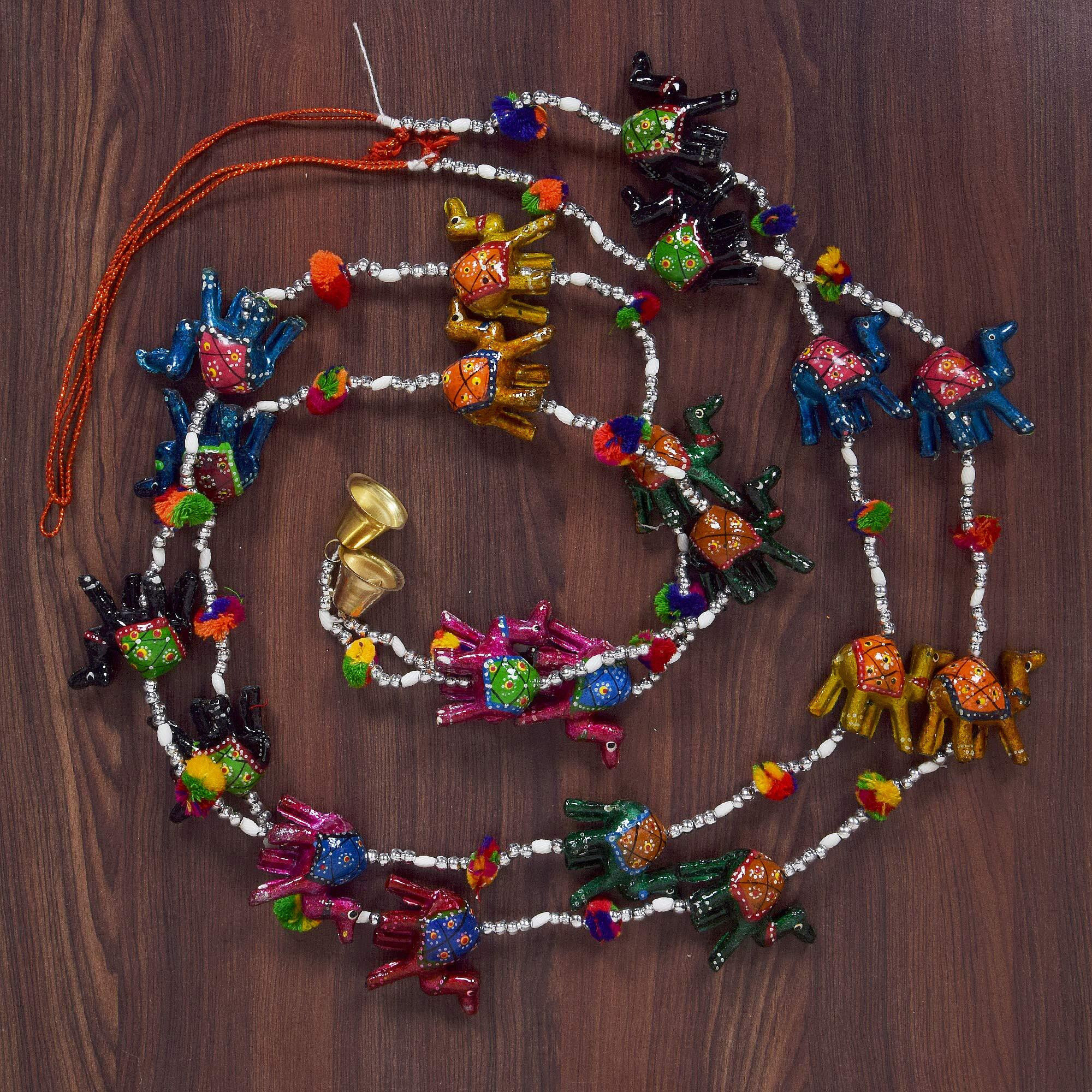Dreamkraft Paper Mache Camel Door Hangings Whimsical Charm(1.6 M,) Multicolor