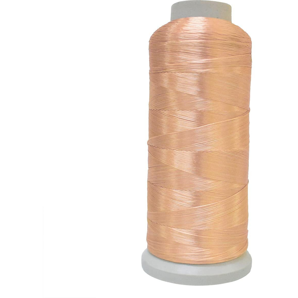 Embroiderymaterial Flat Untwisted Art Silk Thread For Japanese Style Cross-Stitch Hand Embroidery-1 Roll/2000Meter (2187 Yards) Color Rose Gold