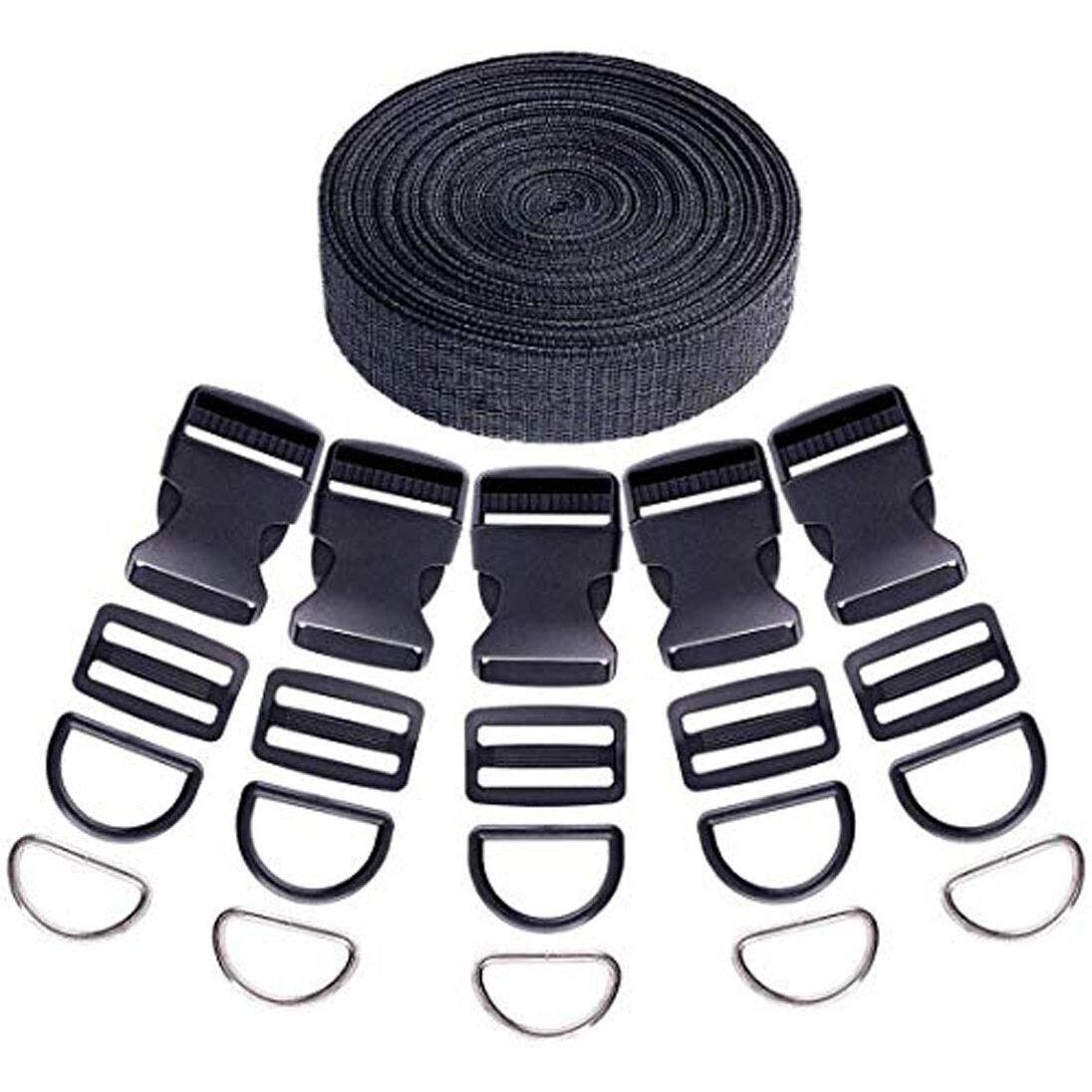Diy Crafts Pack Of 41 Pc, Design No  4, Making Bag Kit, Including Flat Side Release Buckles An (Pack Of 41 Pc, Design No  4)