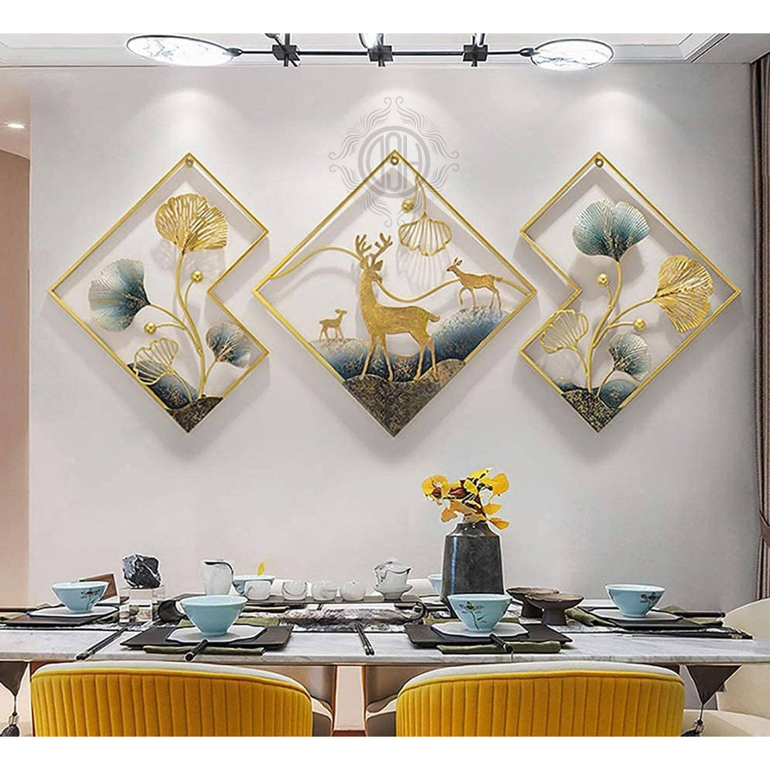 Dsh Crafting Your Curiosity Metal Wall Art Wall Sculpture Wall Hanging Showpiece Perfect For Home, Hotel (02-Dear)
