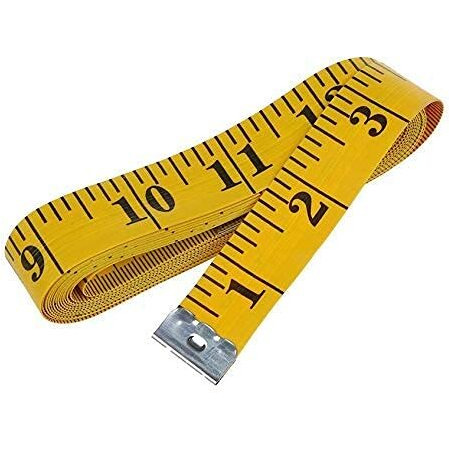 Spicado Traders Inch Tap Durable Soft 1.50 Meter 150 Cm Sewing Tailor Tape Body Measuring Measure Ruler Dressmaking - Multicolour (Pack Of 2)