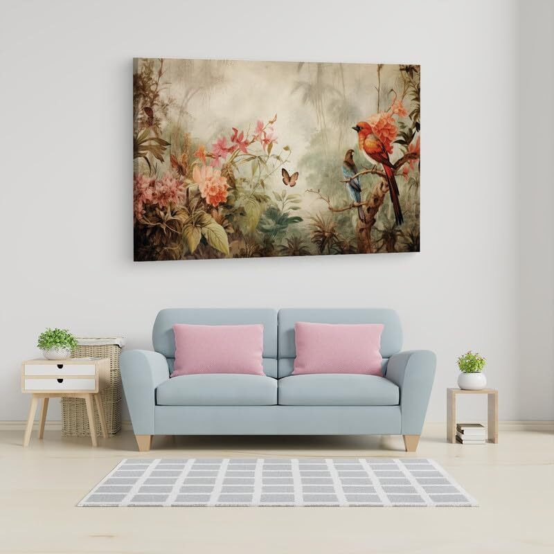 Truecanvas 16 X 24 Inch, Pine Wood Framed Canvas Paintings For Home Decor, Ready To Wall Hanging, Premium Painting For | Bedroom, Living Room, Office Wall Decoration | Wall Art Painting, Ct3324