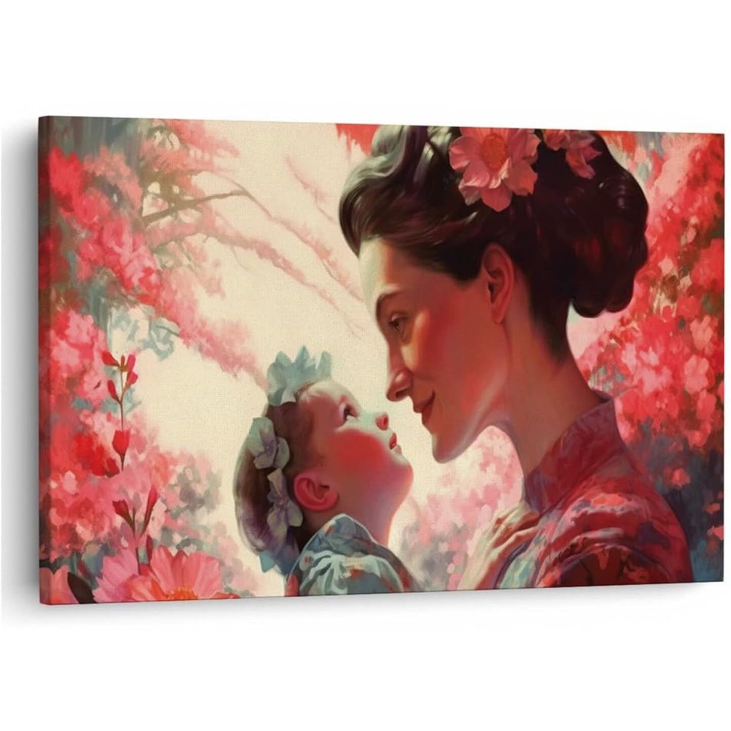 Truecanvas 16 X 24 Inch, Pine Wood Framed Canvas Paintings For Home Decor, Ready To Wall Hanging, Premium Painting For | Bedroom, Living Room, Office Wall Decoration | Wall Art Painting, Ct2659