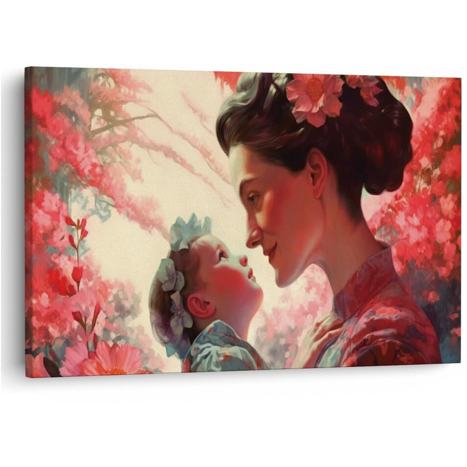Truecanvas 16 X 24 Inch, Pine Wood Framed Canvas Paintings For Home Decor, Ready To Wall Hanging, Premium Painting For | Bedroom, Living Room, Office Wall Decoration | Wall Art Painting, Ct2659