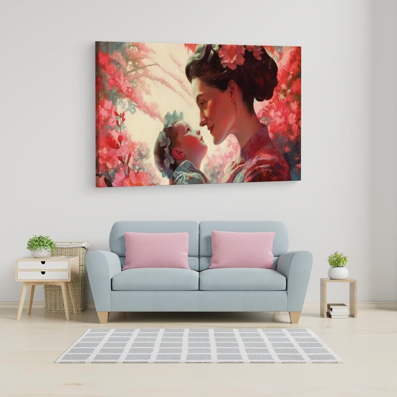 Truecanvas 16 X 24 Inch, Pine Wood Framed Canvas Paintings For Home Decor, Ready To Wall Hanging, Premium Painting For | Bedroom, Living Room, Office Wall Decoration | Wall Art Painting, Ct2659
