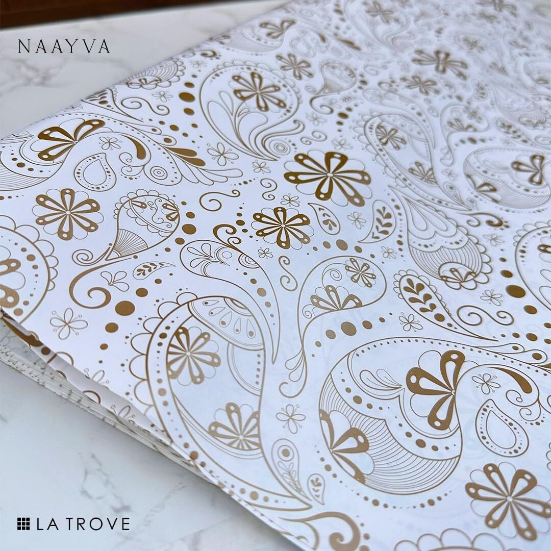 Naayva Gift Wrapping Paper Sheets  Perfect For Birthdays, Weddings, Baby Showers, And Mother's Day  Gift Wrap For All Occasions And Events  Durable Packing Material (Pack Of 5)