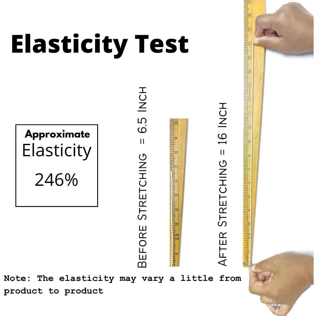 Round Elastic For Scrunchies(0.2Cm), Diy Work, Tailoring Purpose (21 Meter In 2 To 3 Pieces)