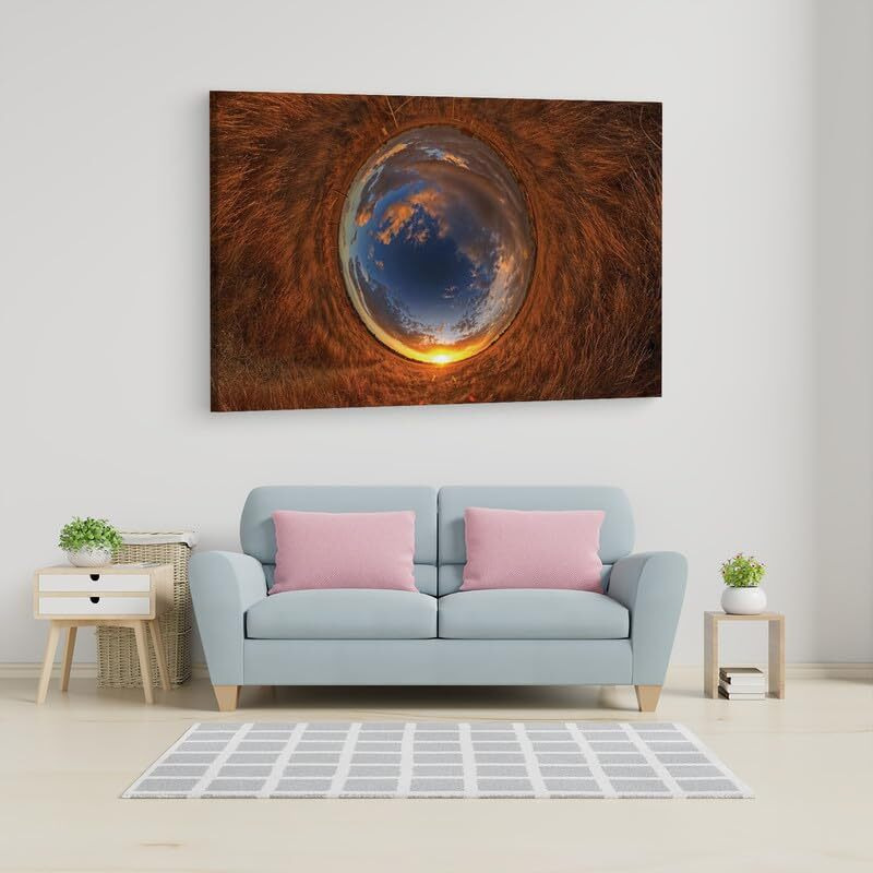 Truecanvas 16 X 24 Inch, Pine Wood Framed Canvas Paintings For Home Decor, Ready To Wall Hanging, Premium Painting For | Bedroom, Living Room, Office Wall Decoration | Wall Art Painting, Ct1566